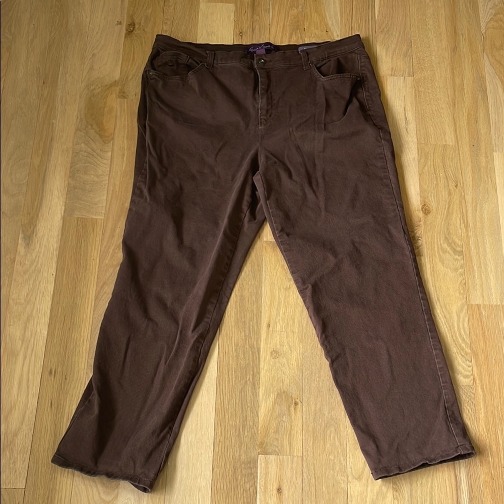 👖 Gloria Vanderbilt Brown Pants